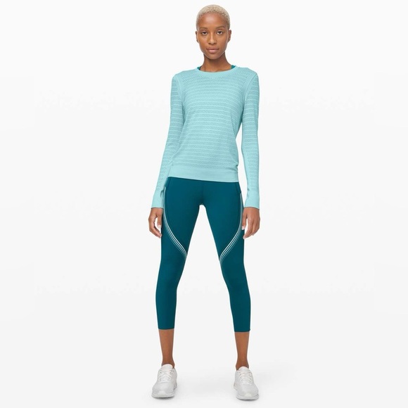 Lululemon Breeze By Long Sleeve *Squad - Sea Frost / Sea Frost - Picture 2 of 10